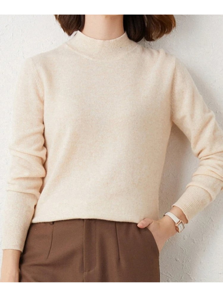 Henley Sweater | Lightweight Turtleneck Sweater