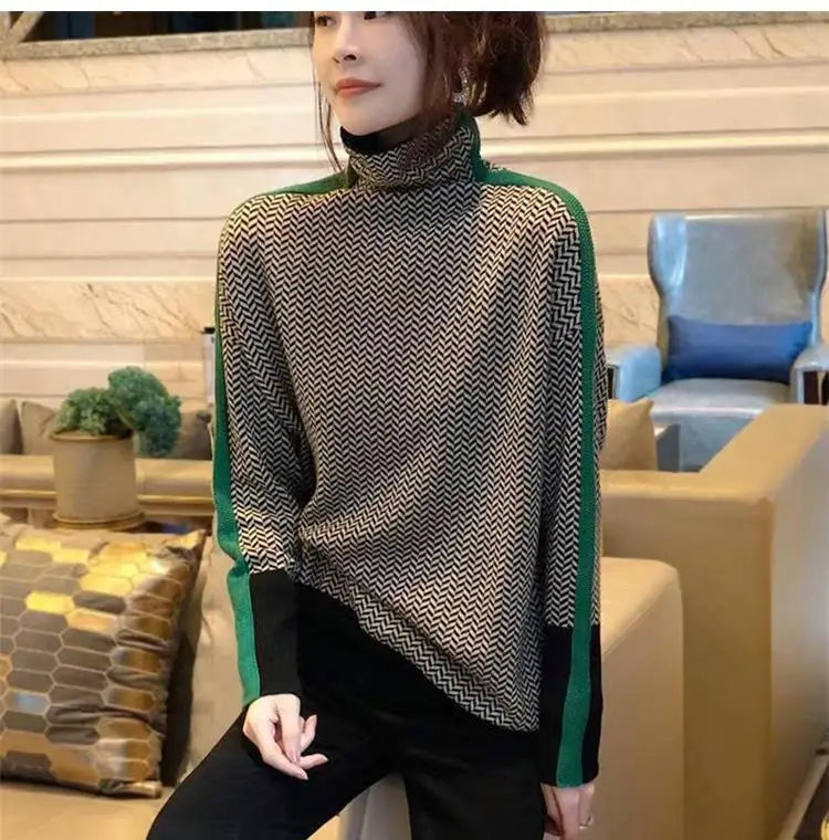 Leslie Sweater | Women's Knit Turtleneck Sweater