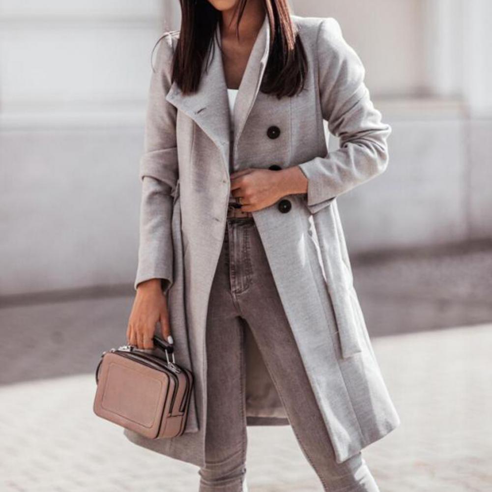 Rayah Trench Coat | Women's Autumn Classic Double-Breasted Trench Coat