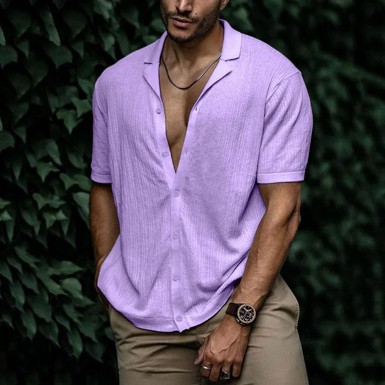 Valensio Linen Shirt | Classic Button-Down Summer Shirt for Men