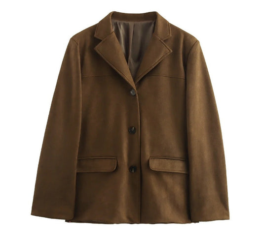 Regina Jacket | Women’s Autumn Classic Suede Jacket