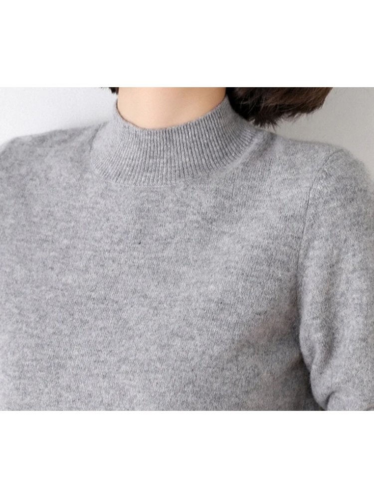 Henley Sweater | Lightweight Turtleneck Sweater