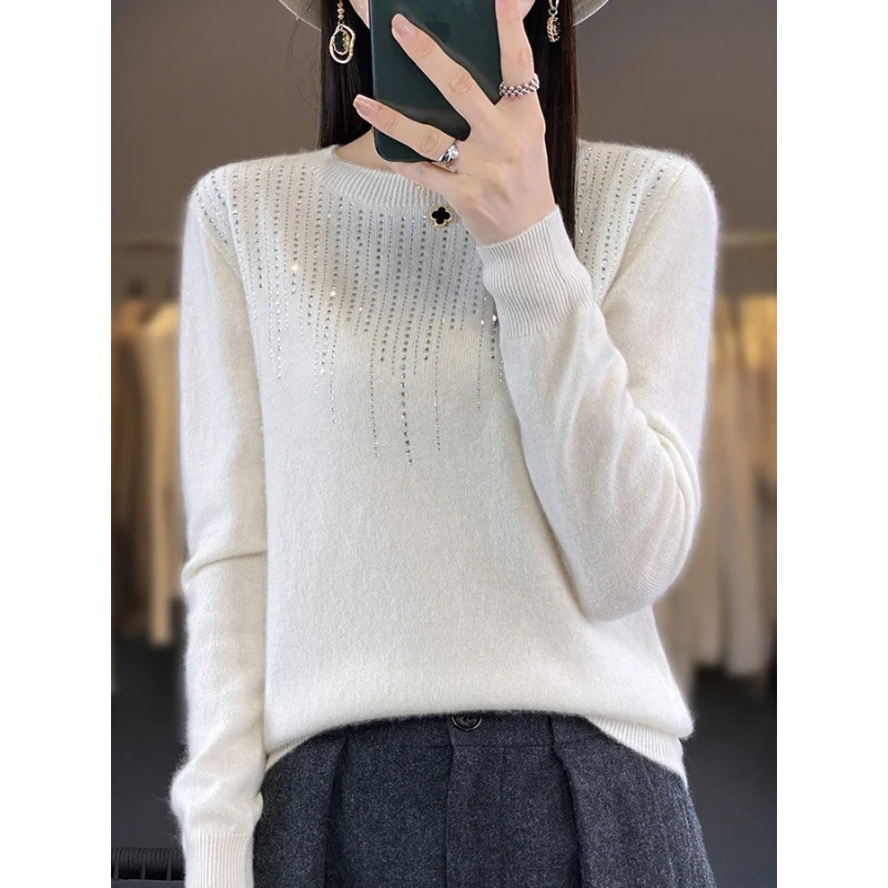 Gretha Sweater | Soft Knitted Sweater with Sparkling Details