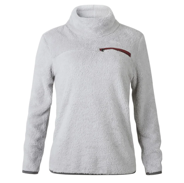 Hediah Sweater | Felmina Women's Fleece Turtleneck with Zipper