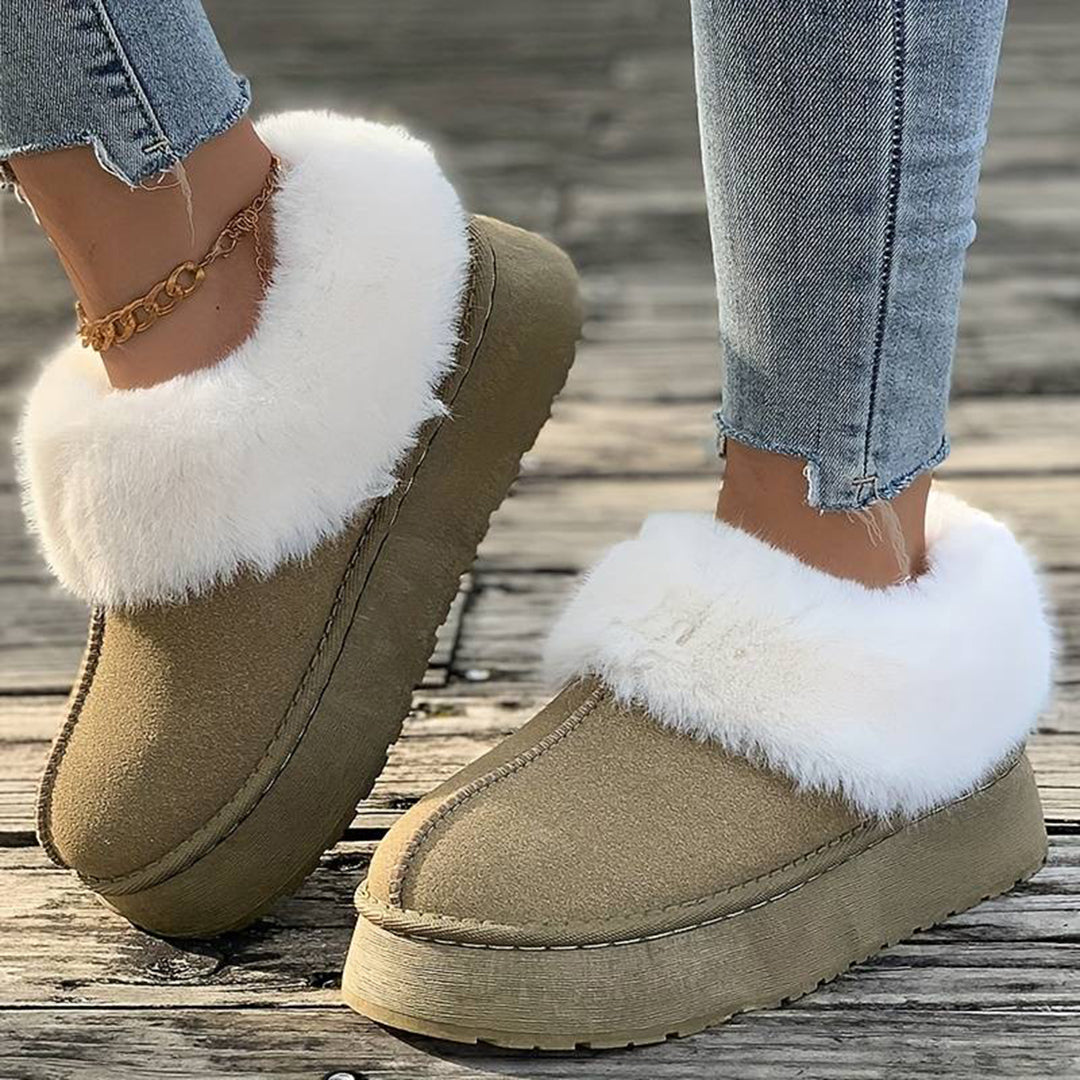 Julieth  Women's Warm Winter Boots | Cozy Fur-Lined Ankle Boots