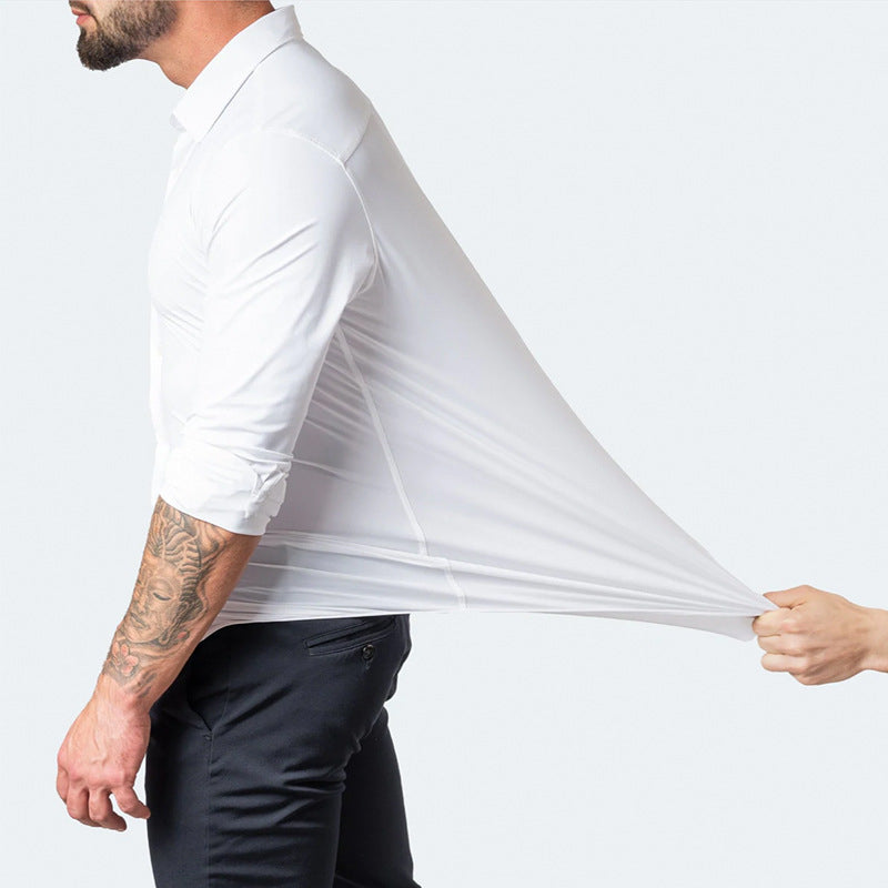Augustine Dress Shirt | Men’s Wrinkle-Resistant Stretch Shirt with Classic Fit