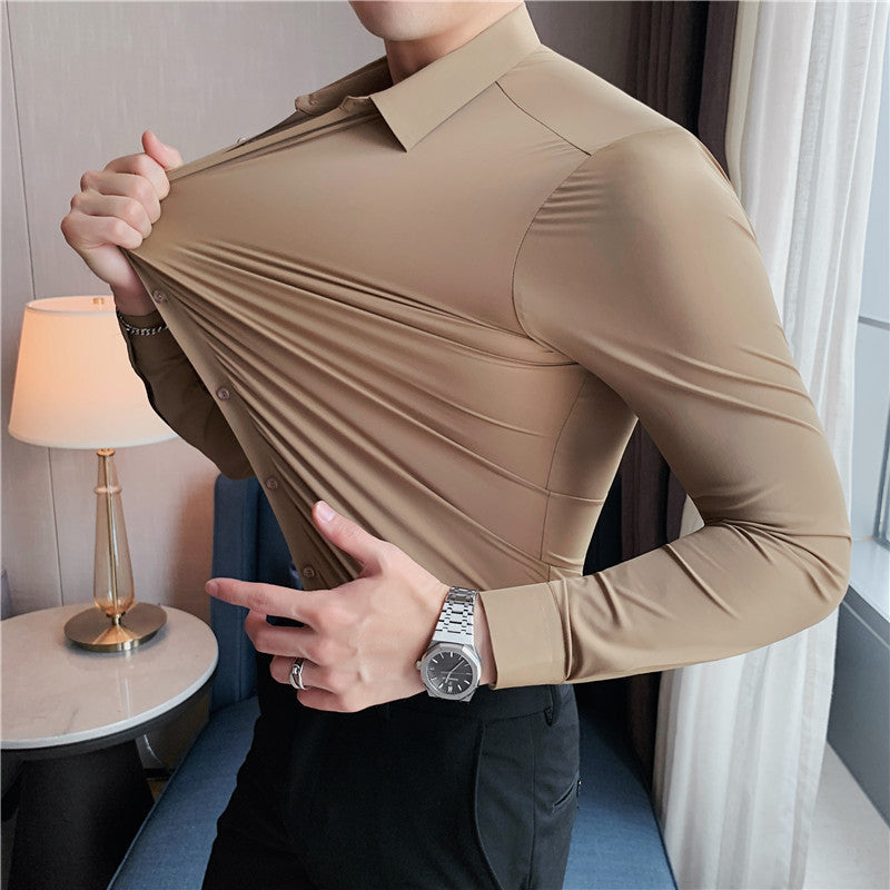 Augustine Dress Shirt | Men’s Wrinkle-Resistant Stretch Shirt with Classic Fit