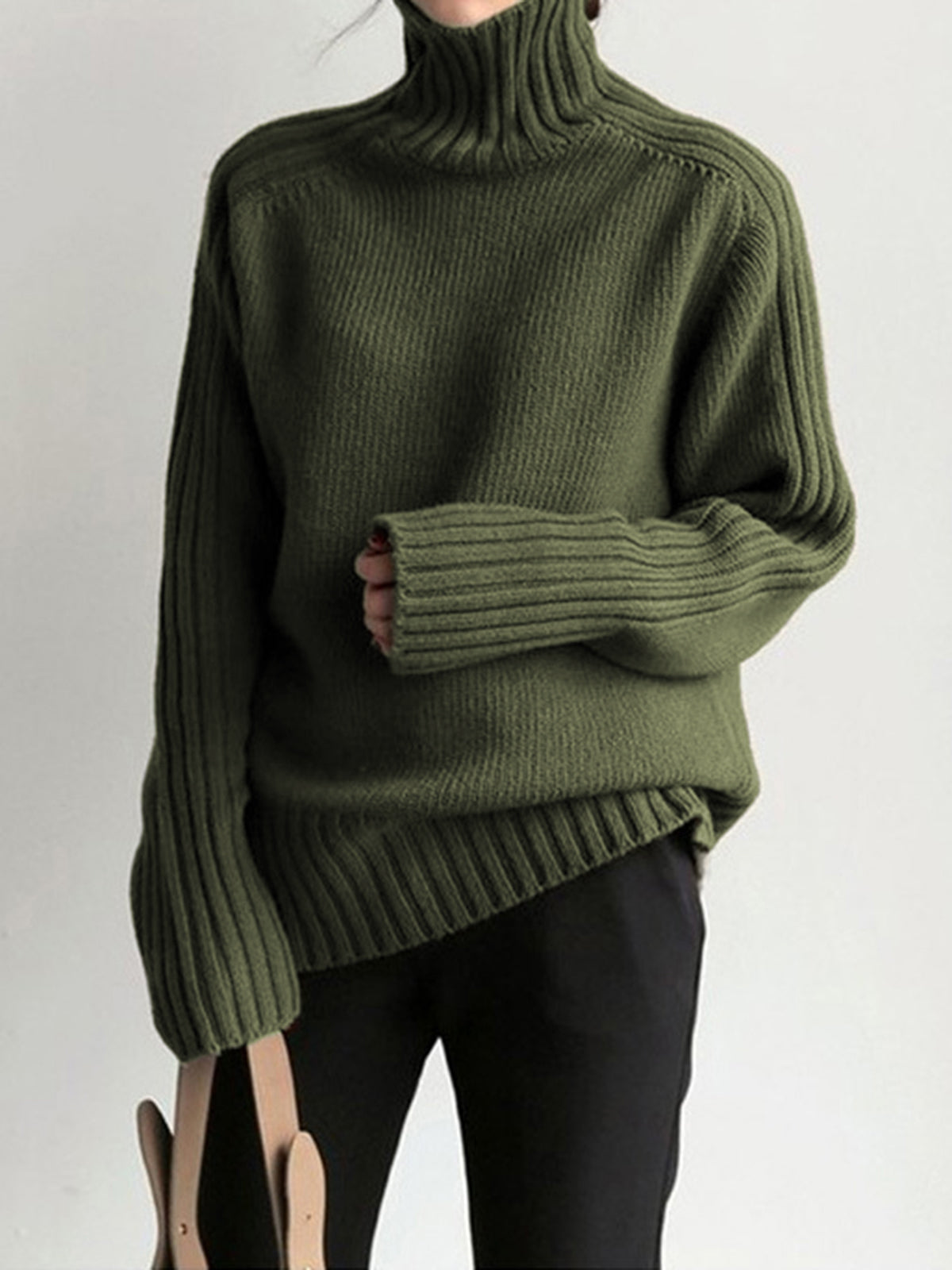 Naomi Jumper | Women's Autumn High Neck Knit Jumper