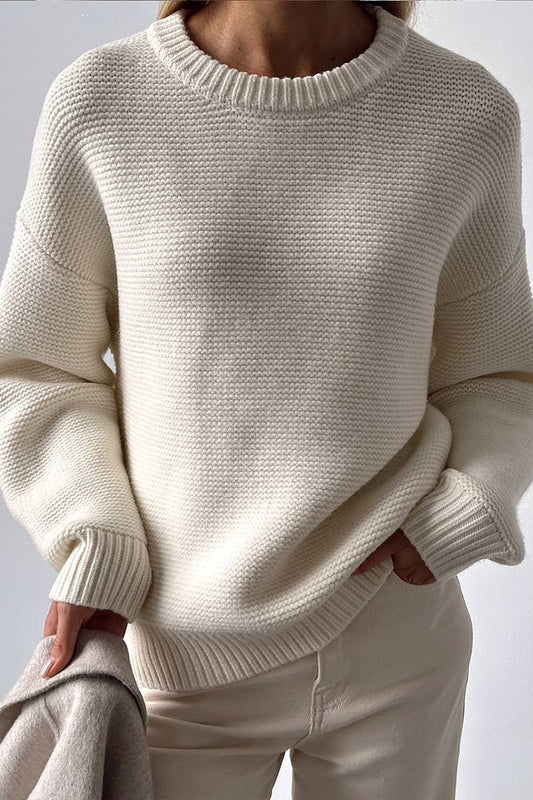 Izza Sweater | Soft Knit Relaxed Sweater