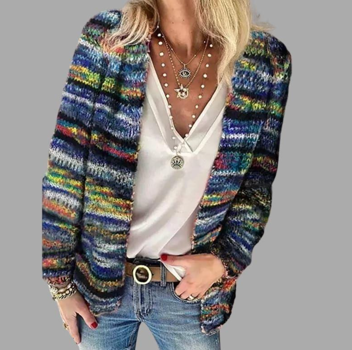 Bridie Cardigan | Jessika Stylish and Colorful Knit Cardigan