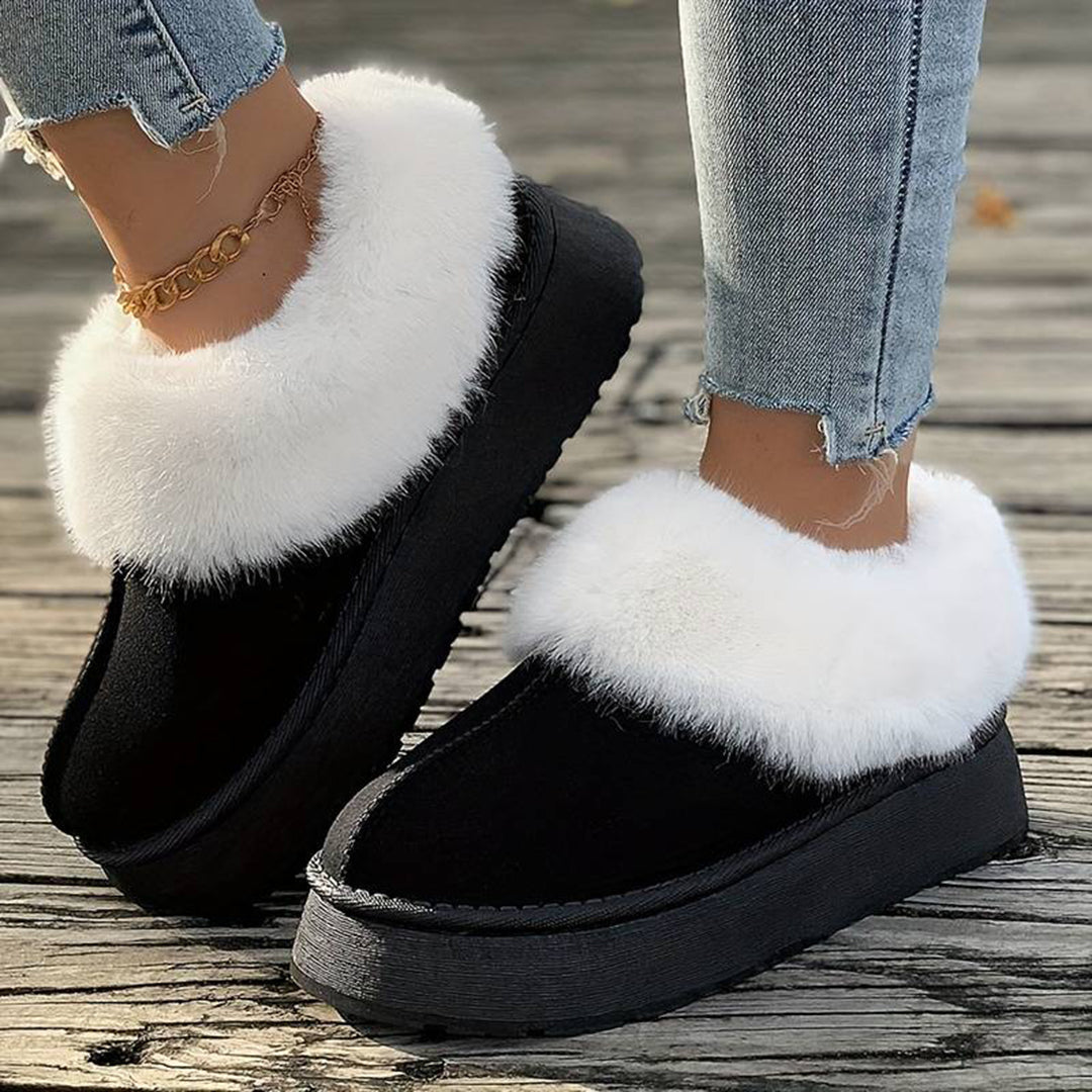 Julieth  Women's Warm Winter Boots | Cozy Fur-Lined Ankle Boots