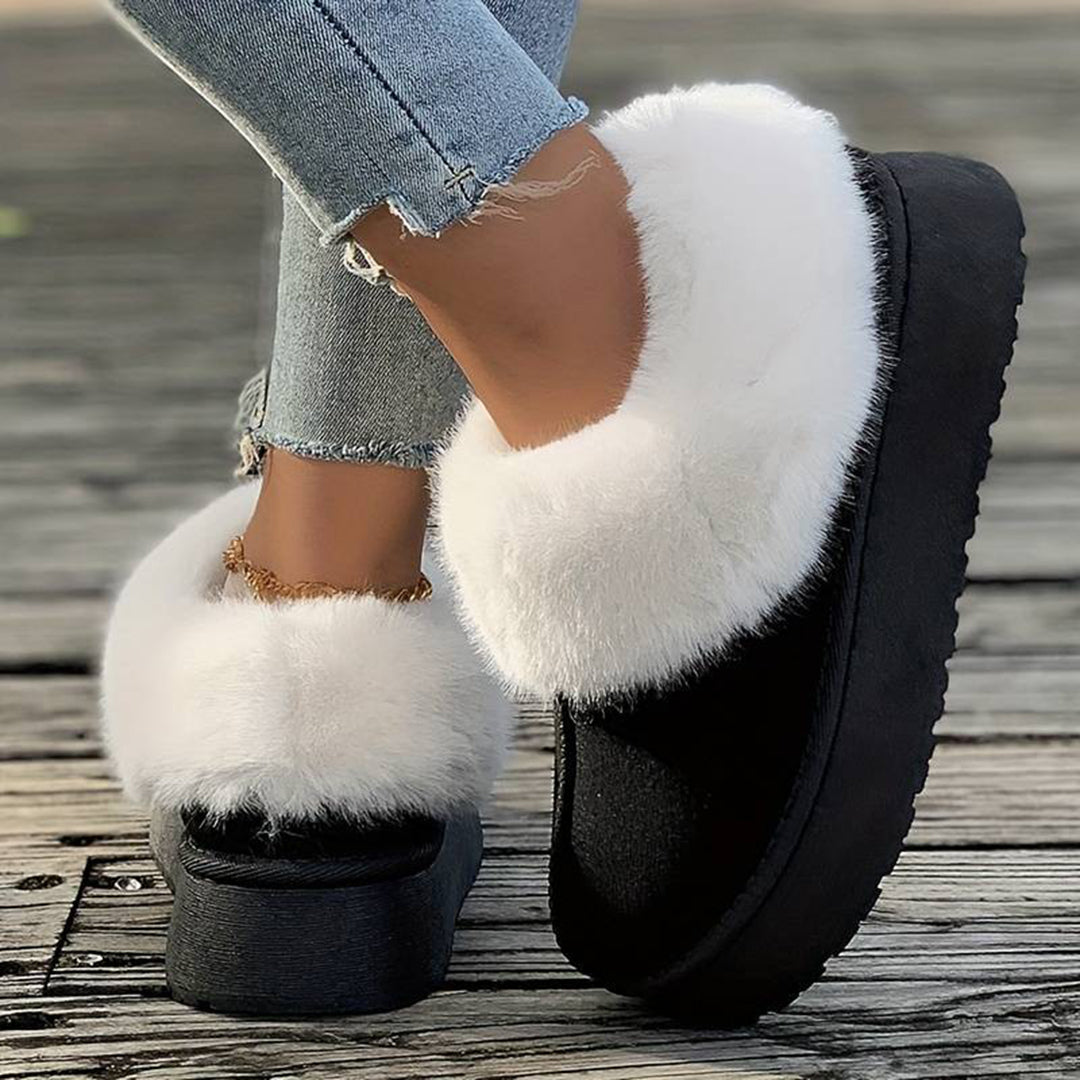 Julieth  Women's Warm Winter Boots | Cozy Fur-Lined Ankle Boots