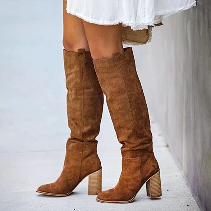 Ocean Boots | Stylish Over-The-Knee Suede Boots