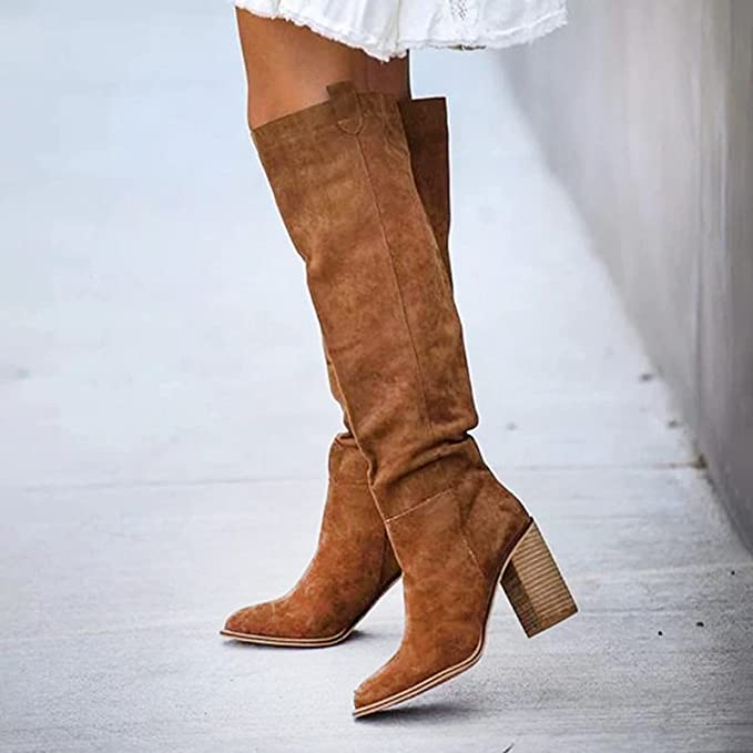 Ocean Boots | Stylish Over-The-Knee Suede Boots