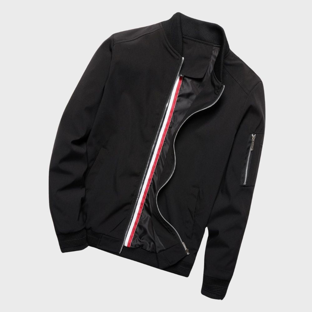 Harley Jacket | Sleek Zip-Up Bomber Jacket