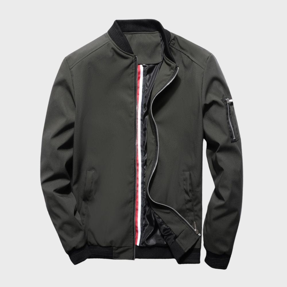 Harley Jacket | Sleek Zip-Up Bomber Jacket