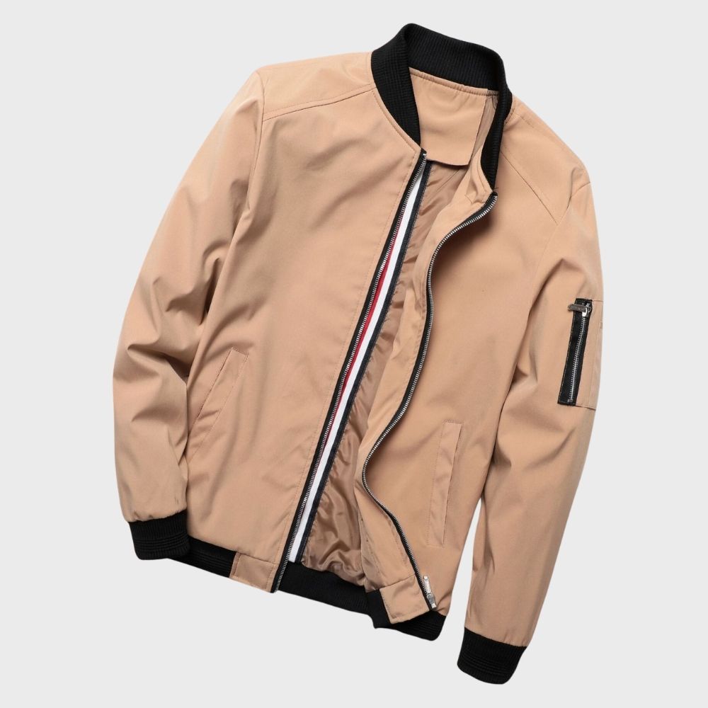 Harley Jacket | Sleek Zip-Up Bomber Jacket