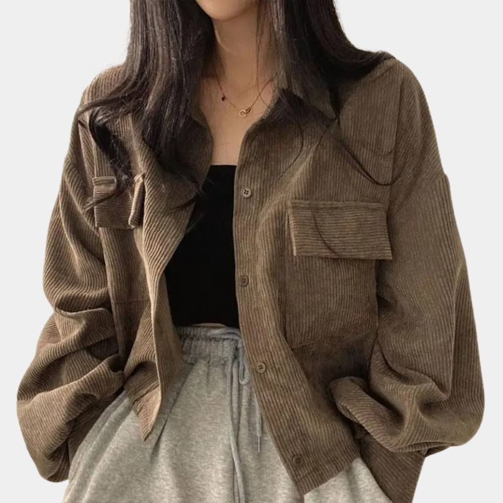 Jane Jacket | Casual Corduroy Button-Up Jacket