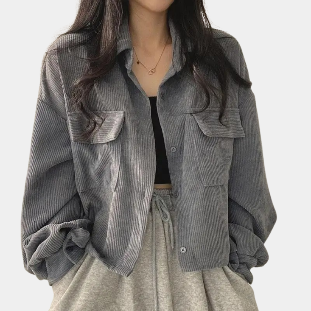 Jane Jacket | Casual Corduroy Button-Up Jacket