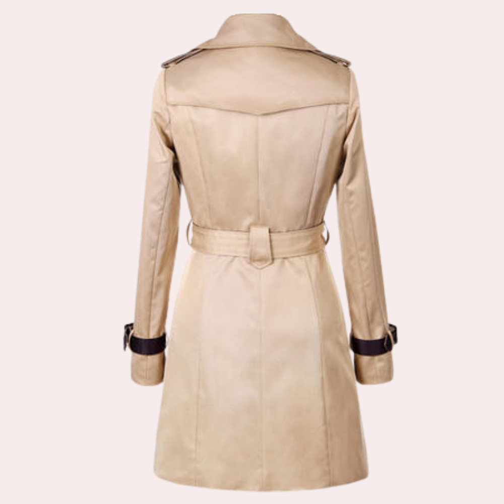 Juliana Coat | Elegant Double-Breasted Women's Trench Coat