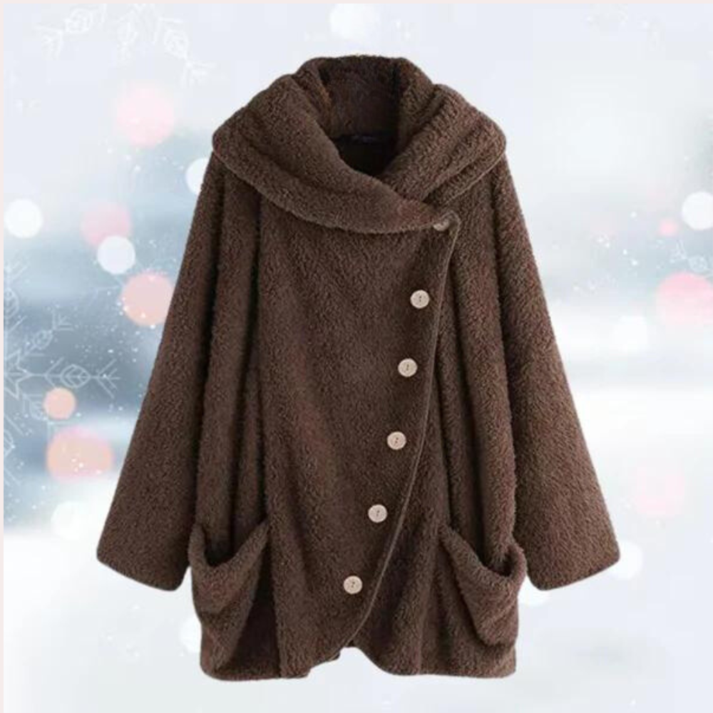 Ingrid Winter Coat | Elegant Plush Women’s Winter Jacket for Cold Weather