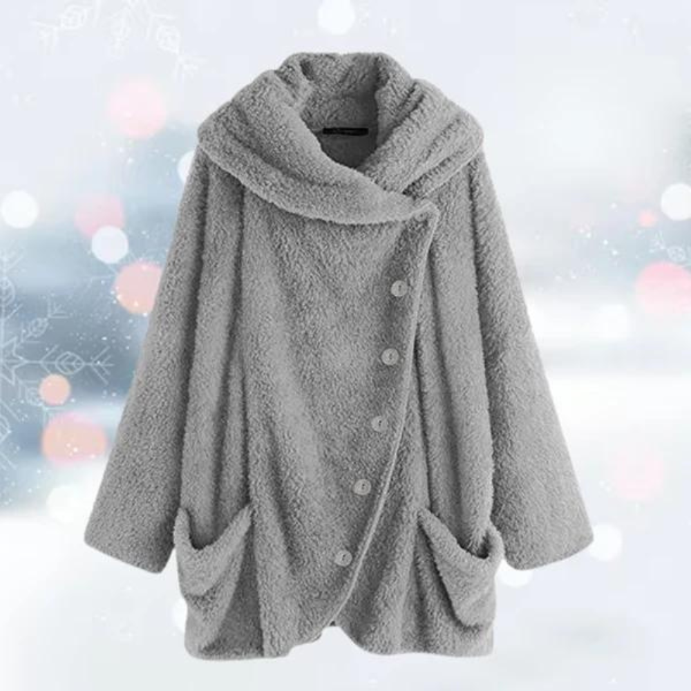 Ingrid Winter Coat | Elegant Plush Women’s Winter Jacket for Cold Weather