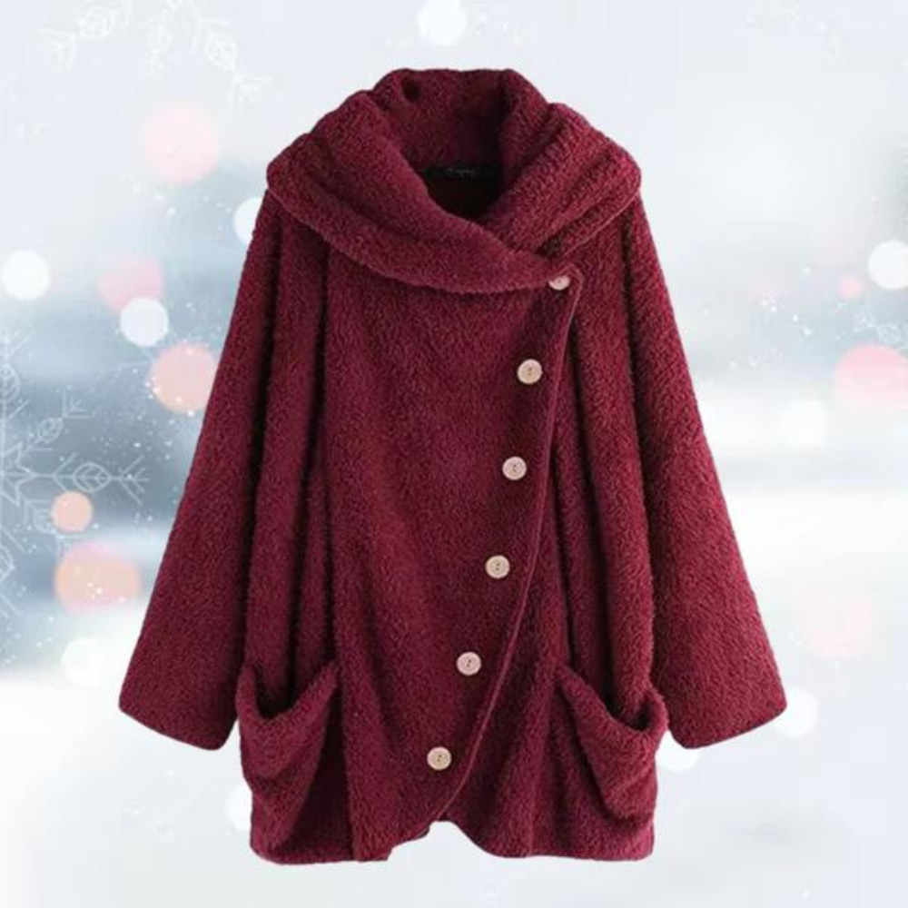 Ingrid Winter Coat | Elegant Plush Women’s Winter Jacket for Cold Weather