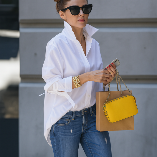 Rhiain Shirt | Women’s Autumn Elegant Longsleeve Button Down Shirt