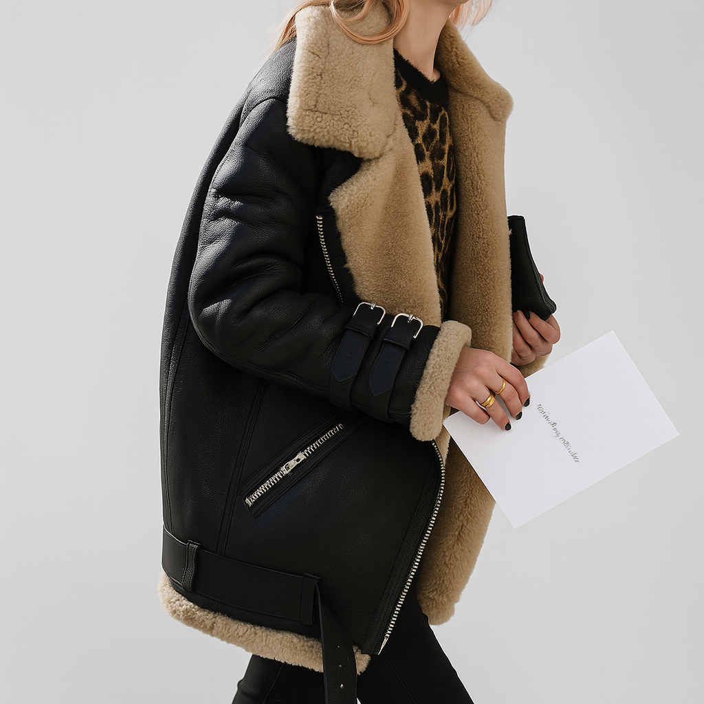 Rayna Jacket | Women's Autumn Suede Jacket with Fleece Lining