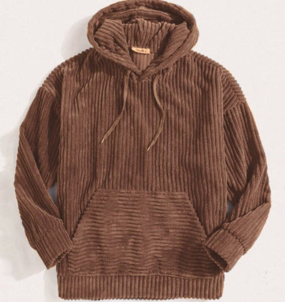 Salma Hoodie | Unisex Autumn Corduroy Sweatshirt