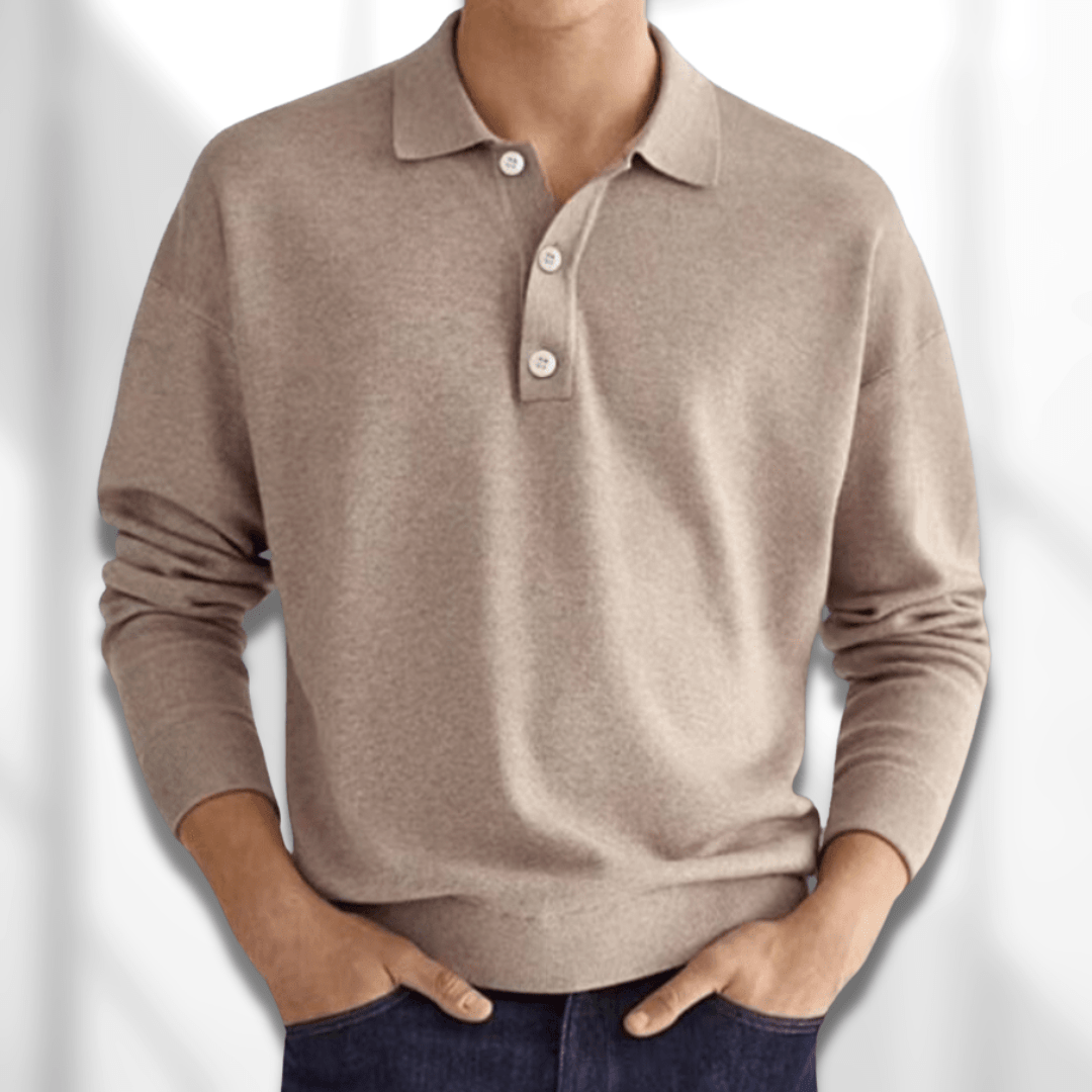 Quennel Pullover | Men's Long-Sleeve Polo Sweater