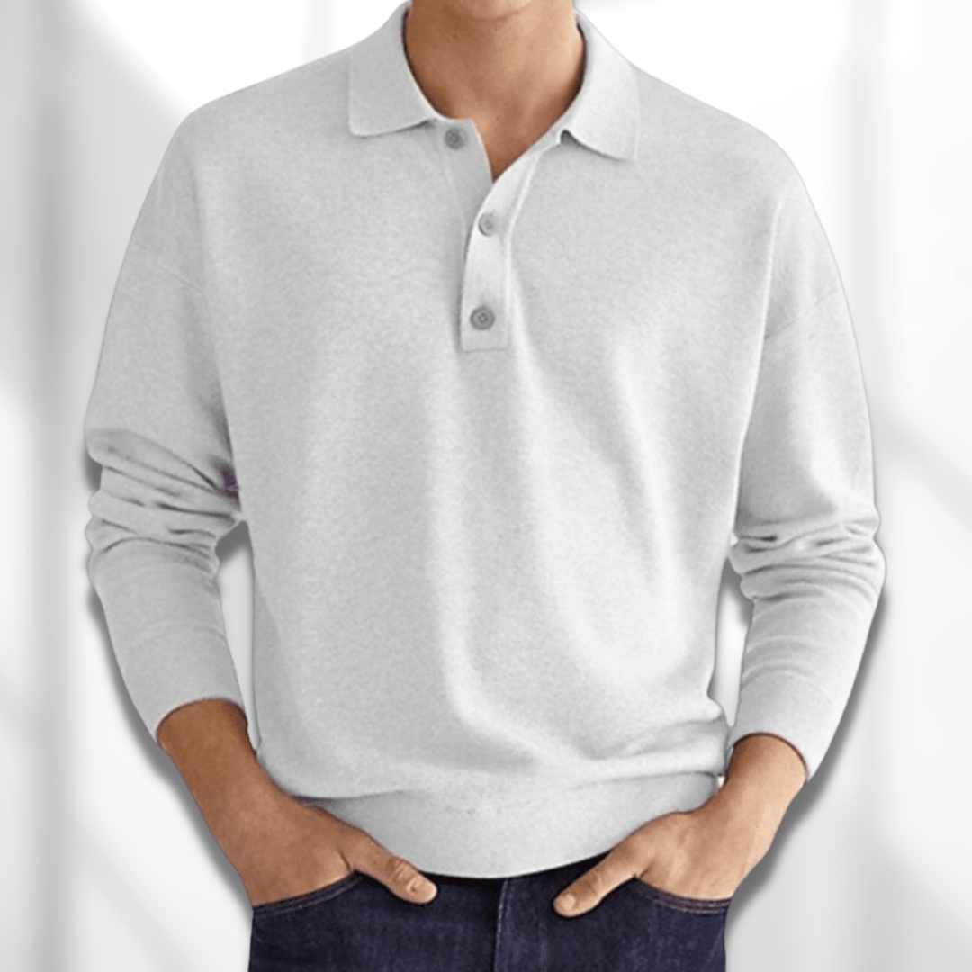 Quennel Pullover | Men's Long-Sleeve Polo Sweater