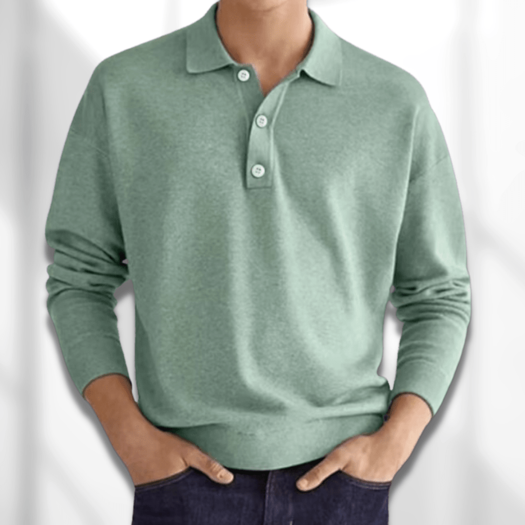 Quennel Pullover | Men's Long-Sleeve Polo Sweater