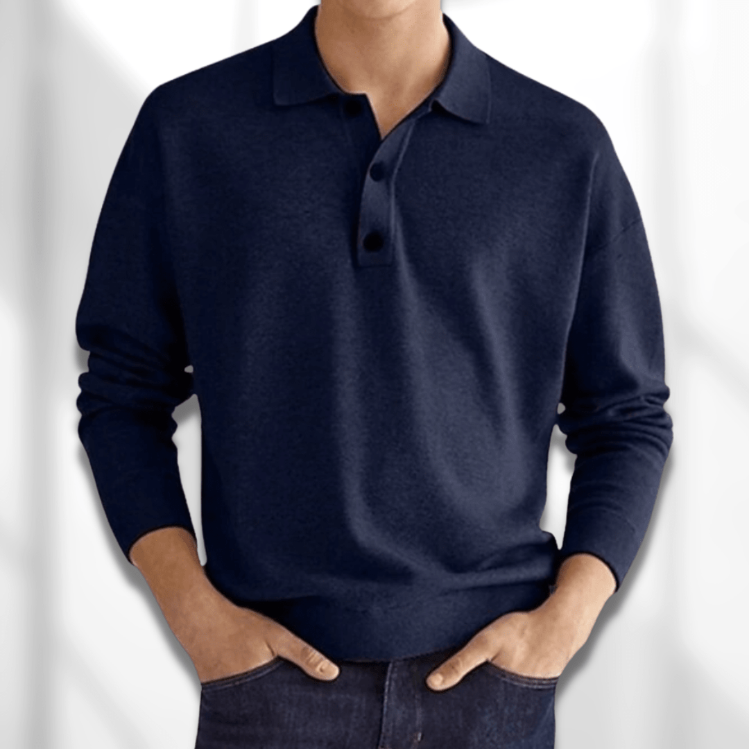 Quennel Pullover | Men's Long-Sleeve Polo Sweater