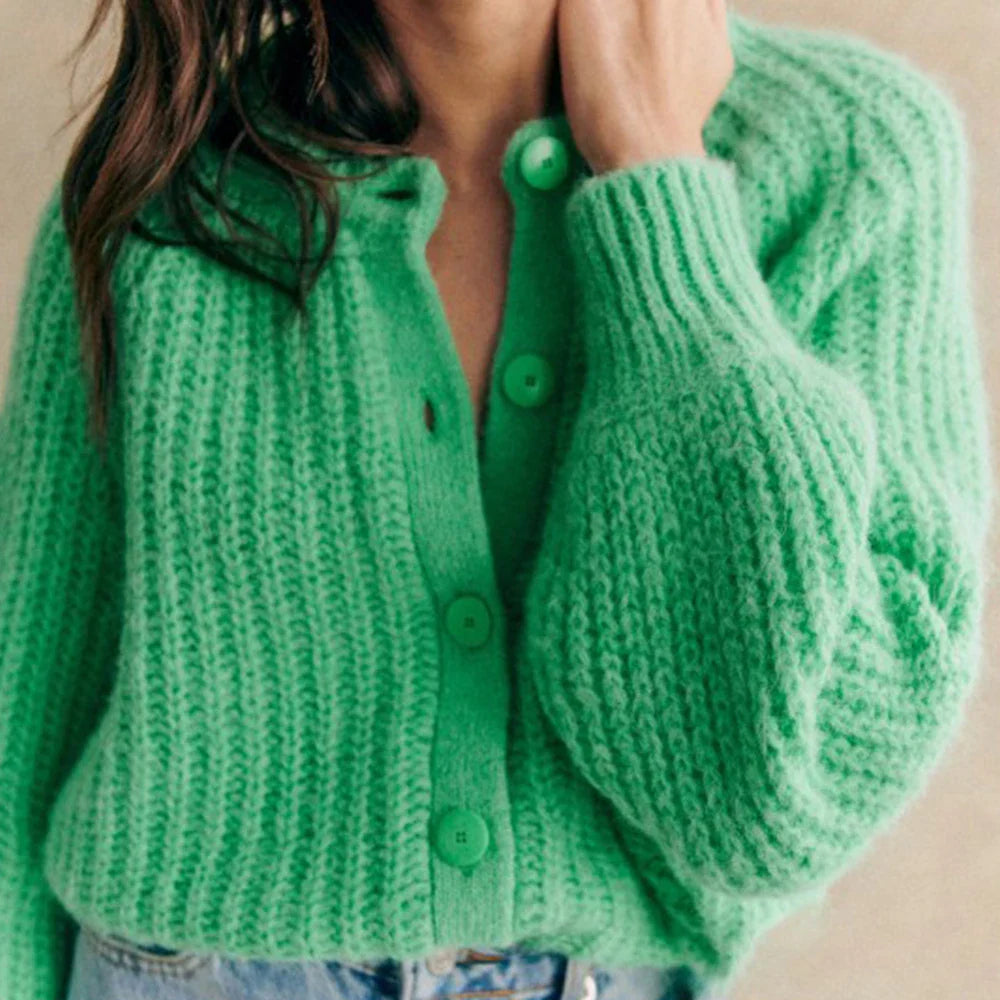 Raihana Cardigan | Women's Autumn Wool Knitted Cardigan