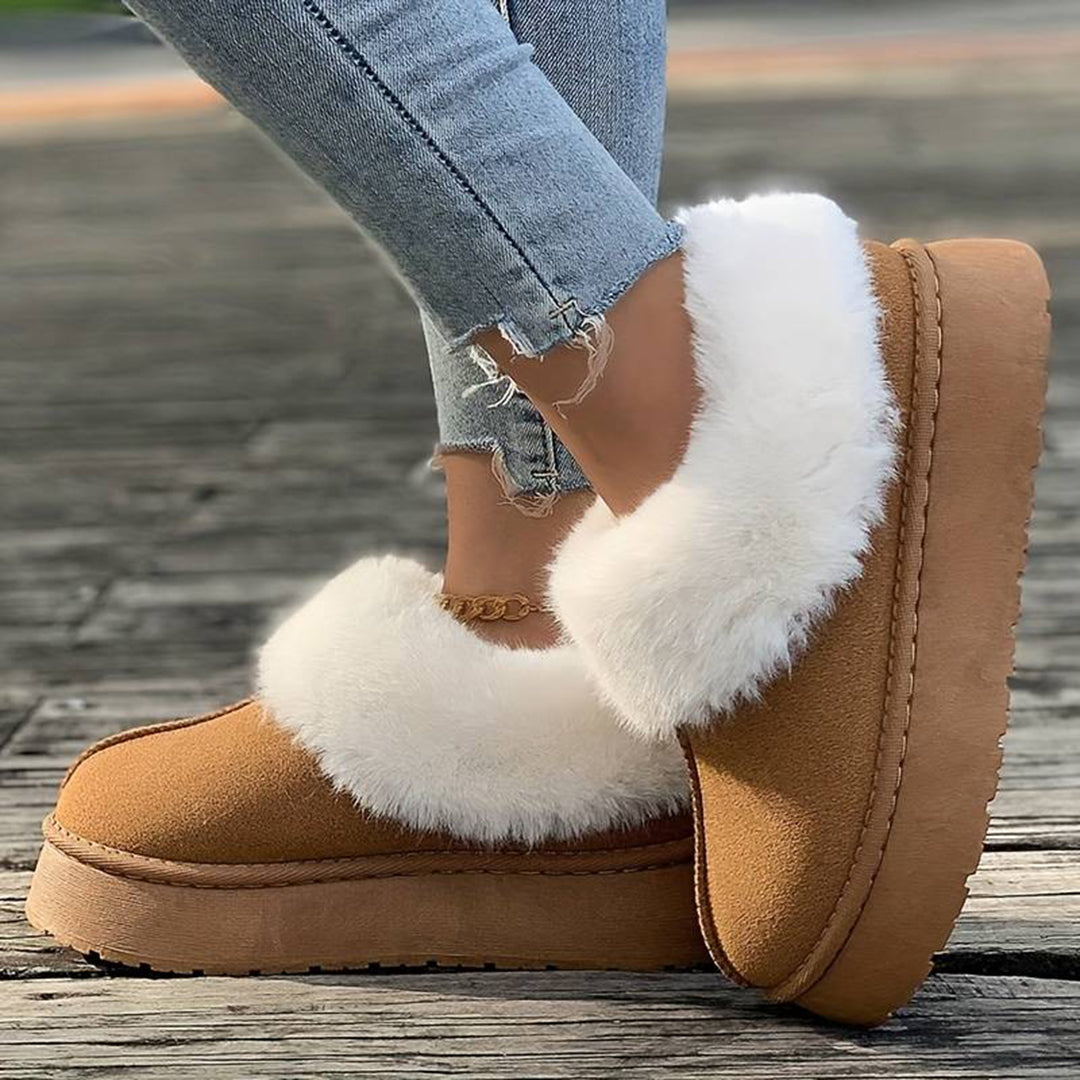 Julieth  Women's Warm Winter Boots | Cozy Fur-Lined Ankle Boots