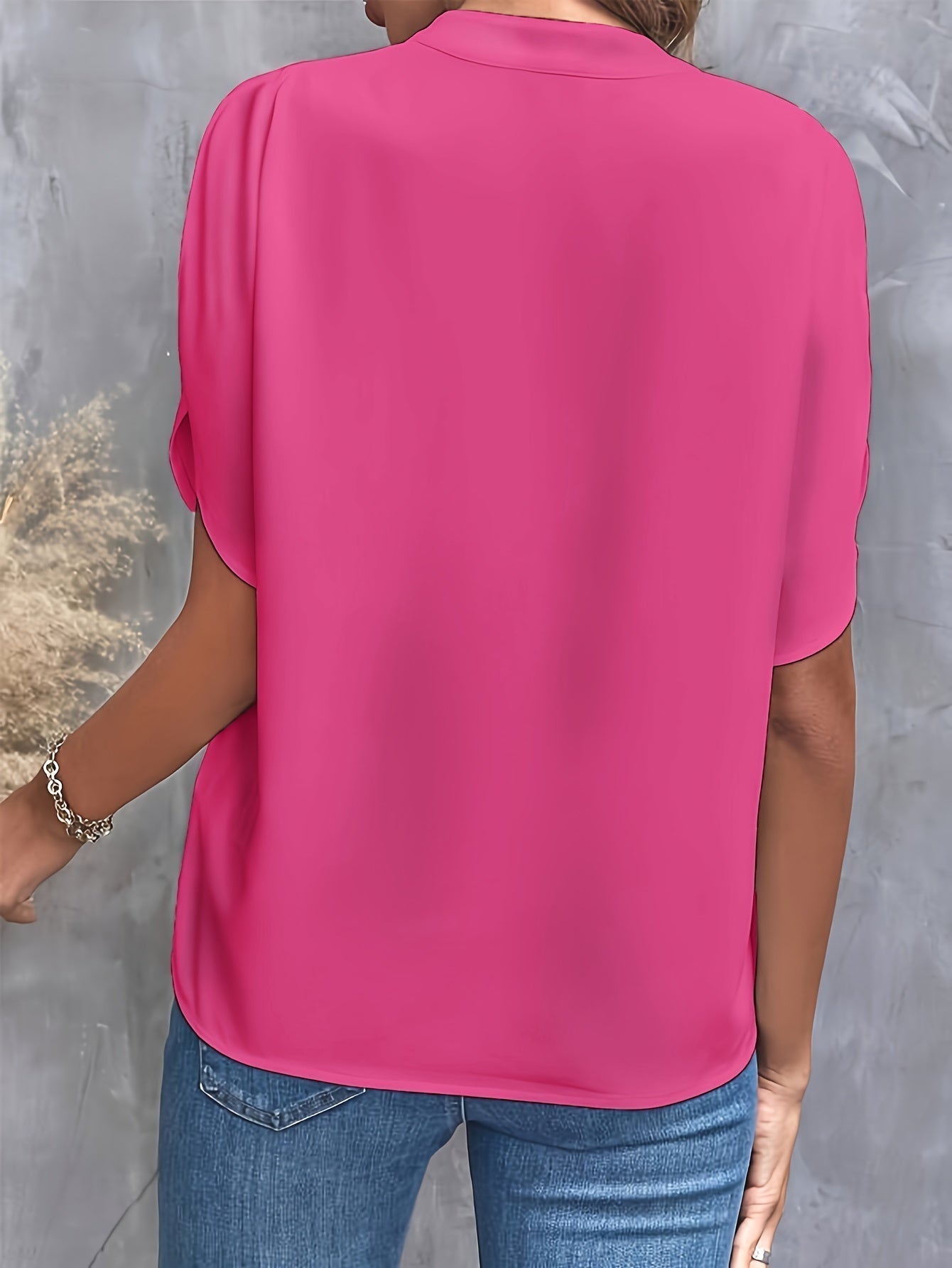 Zandra Blouse | Women’s Lightweight Elegant Blouse with Soft Drape and Classic Collar