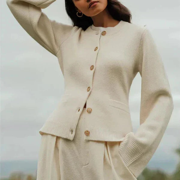Rosanna Cardigan | Women’s Autumn Chic Knit Button-Up Cardigan