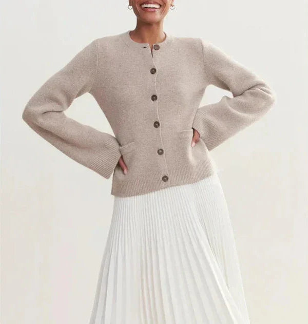 Rosanna Cardigan | Women’s Autumn Chic Knit Button-Up Cardigan