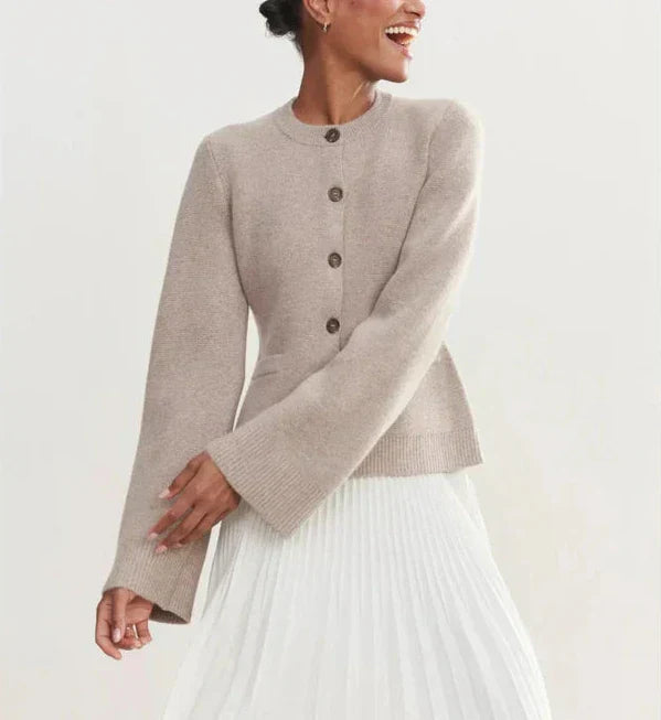 Rosanna Cardigan | Women’s Autumn Chic Knit Button-Up Cardigan