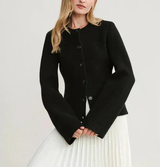 Rosanna Cardigan | Women’s Autumn Chic Knit Button-Up Cardigan
