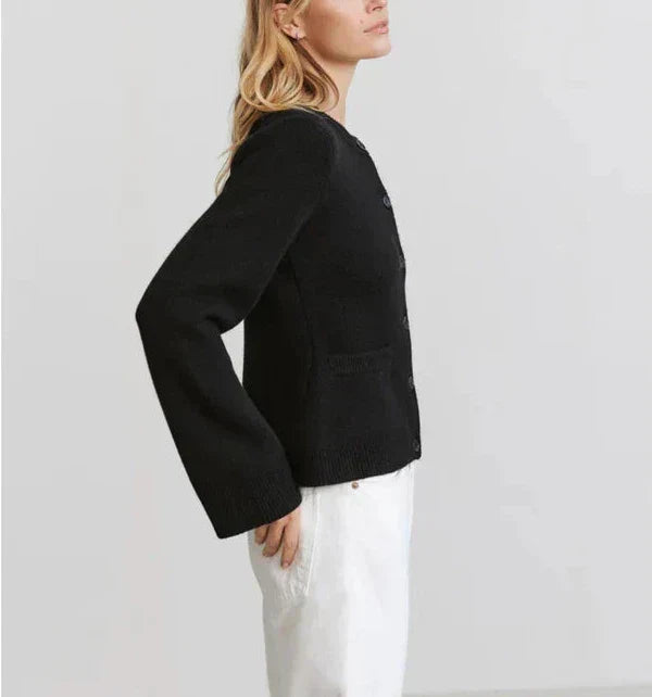 Rosanna Cardigan | Women’s Autumn Chic Knit Button-Up Cardigan