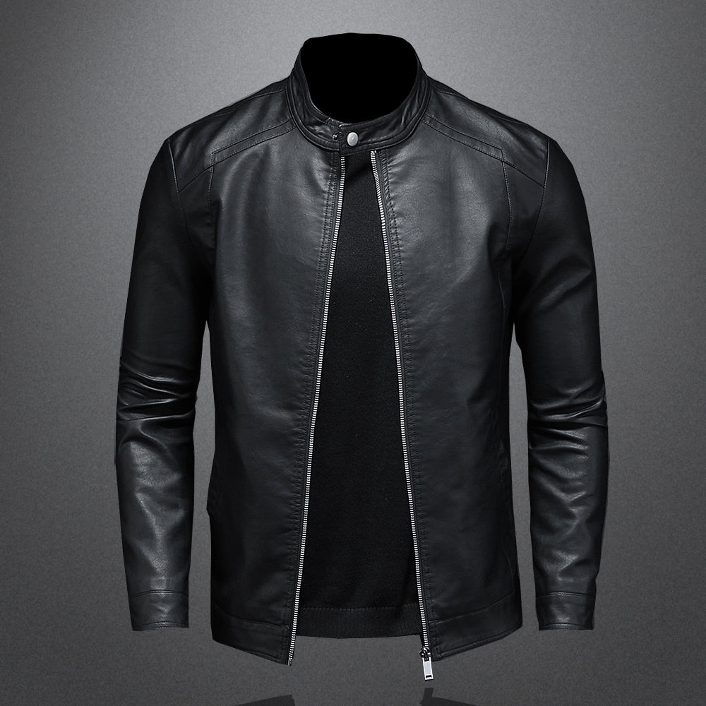 Garrett Jacket | Sleek Leather Moto Jacket