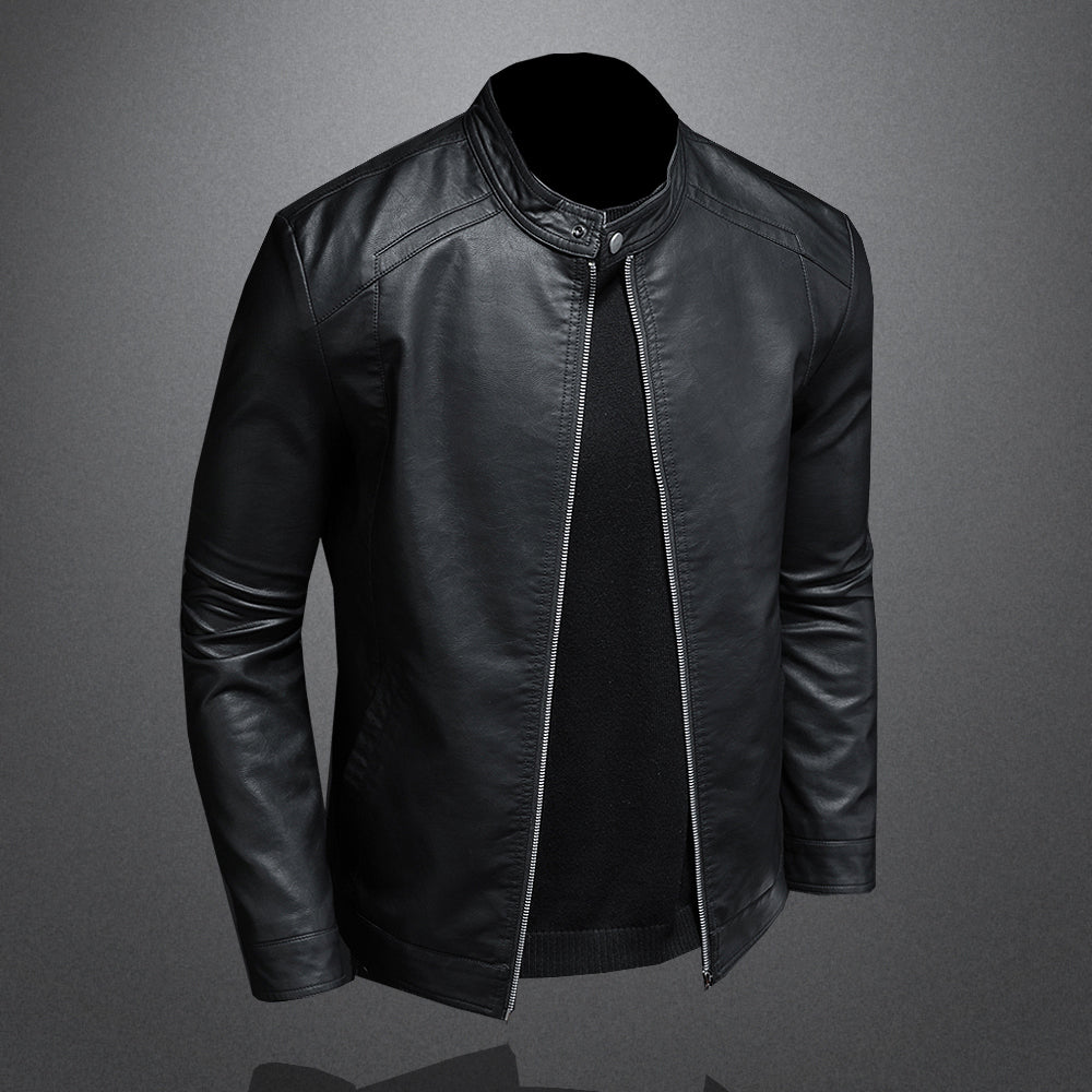 Garrett Jacket | Sleek Leather Moto Jacket