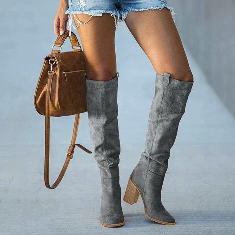 Ocean Boots | Stylish Over-The-Knee Suede Boots