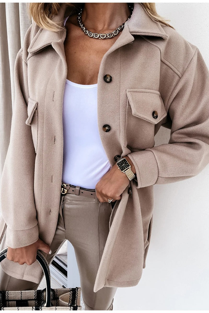 Glynis Stylish Spring Coat | Lightweight & Breathable Design