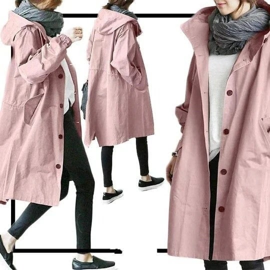 Annie Coat | Women's Oversized Lightweight Trench Coat