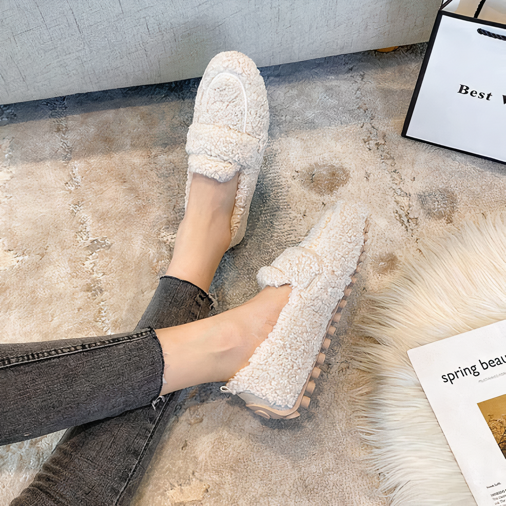 Helen Winter Plush Shoes | Ultra-Warm & Stylish