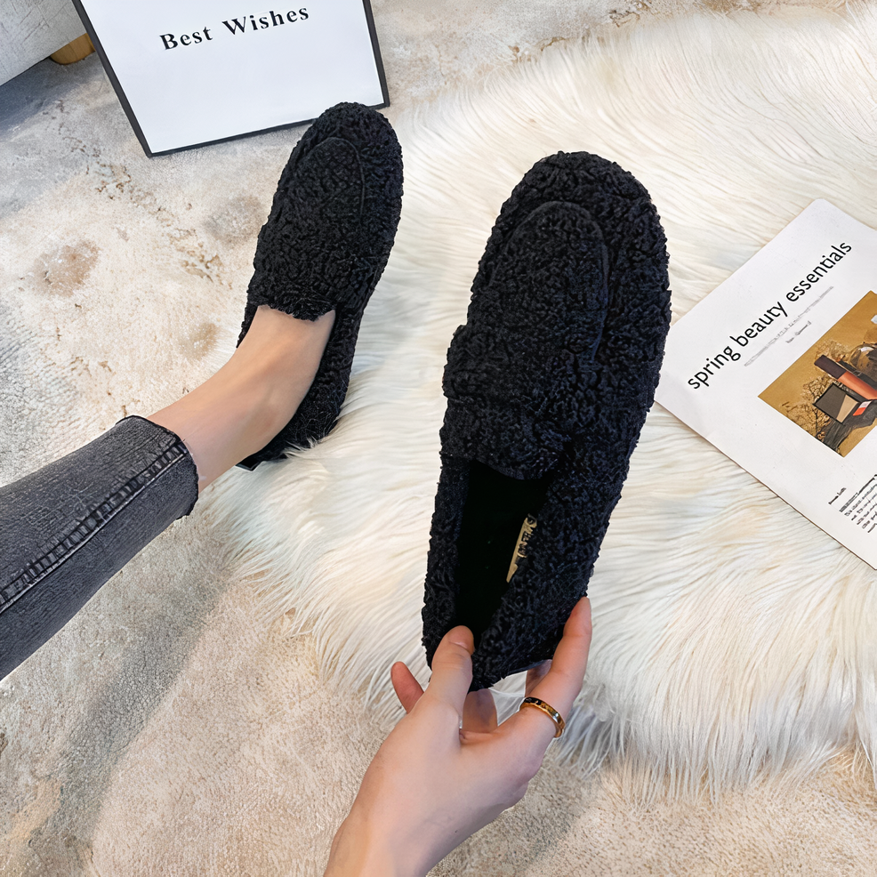 Helen Winter Plush Shoes | Ultra-Warm & Stylish