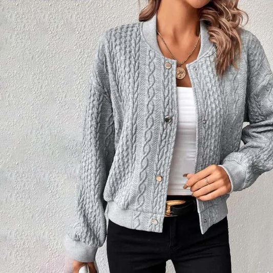 Jasmina Women's Fashionable Knitted Jacket | Cozy & Versatile Style